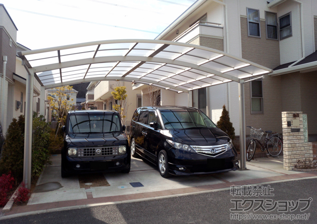 千葉県千葉市ののカーポート レイナツインポート　積雪〜20cm対応 施工例