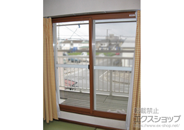 千葉県君津市のの二重窓（内窓） インプラス ダストバリア仕様 引違い窓 2枚建 施工例