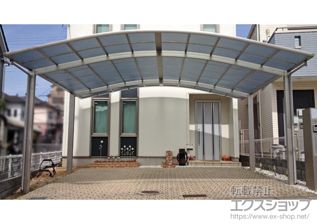 奈良県香芝市ののカーポート レイナツインポート 積雪〜20cm対応 施工例