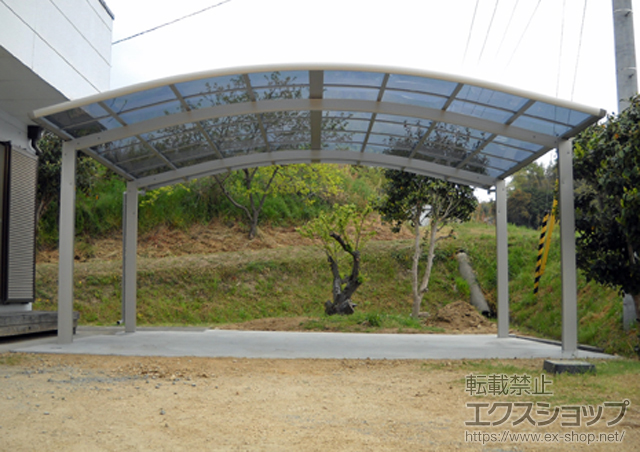 香川県三豊市ののカーポート レイナツインポート 積雪〜20cm対応 施工例