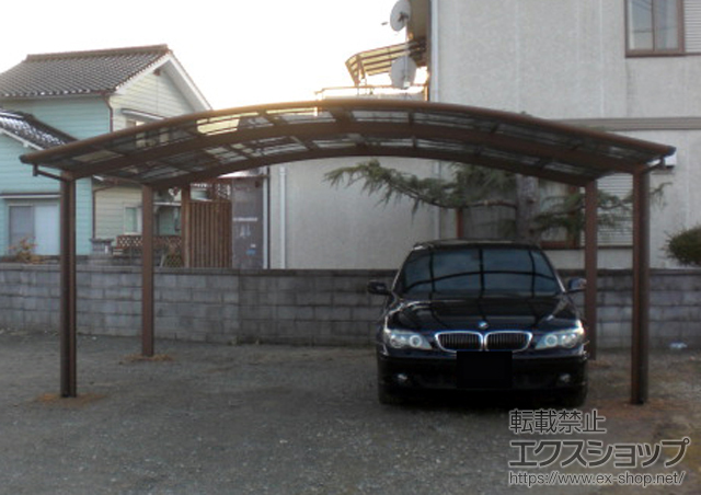 広島県世羅郡世羅町ののカーポート レイナツインポート 積雪〜20cm対応 施工例
