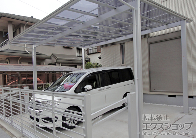 埼玉県さいたま市ののカーポート アーキデュオ ワイド 積雪〜20cm対応 施工例
