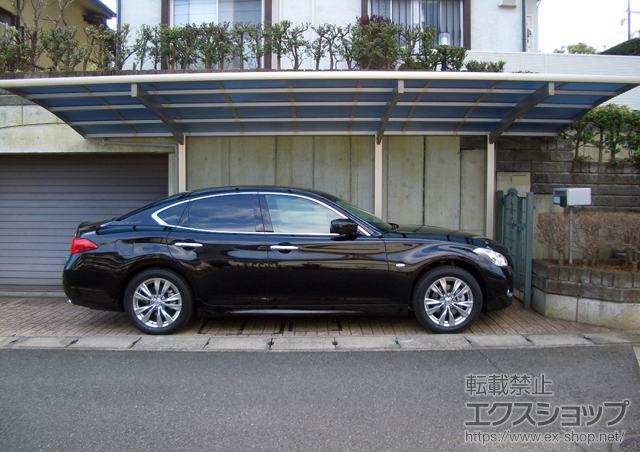 神奈川県伊勢原市ののカーポート レイナポートZ 延長 積雪〜20cm対応＋レイナポートZ 延長 積雪〜20cm対応 施工例