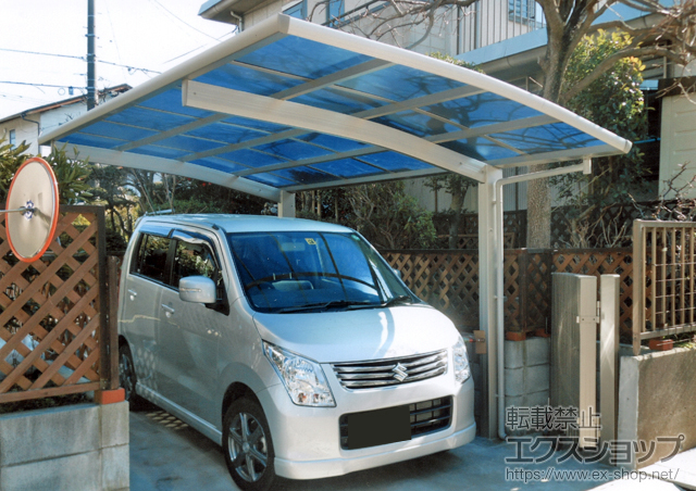 千葉県柏市ののカーポート プレシオスポート 積雪〜20cm対応 施工例