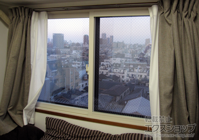 東京都新宿区のの二重窓（内窓） インプラス ダストバリア仕様 引違い窓 2枚建 施工例