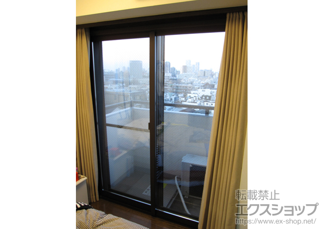 東京都新宿区のの二重窓（内窓） インプラス ダストバリア仕様 引違い窓 2枚建 施工例