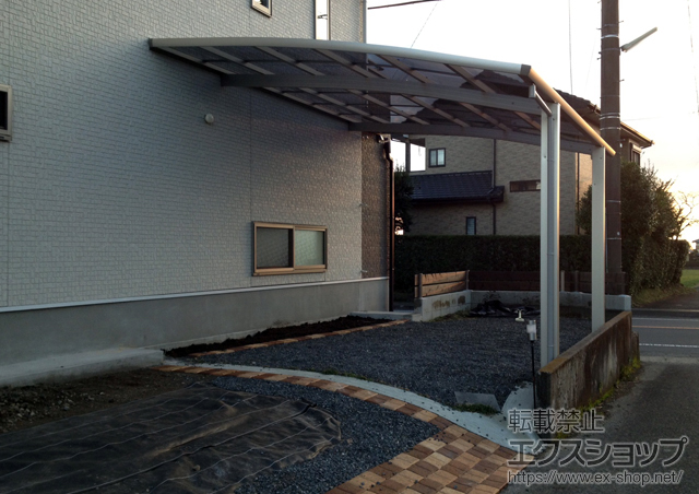 宮崎県都城市ののカーポート レイナベーカポート 積雪〜20cm対応 施工例