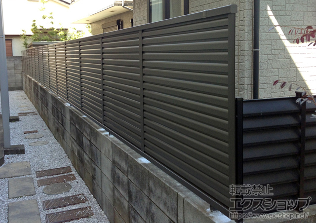 東京都杉並区ののフェンス・柵 プリレオR9型フェンス 施工例