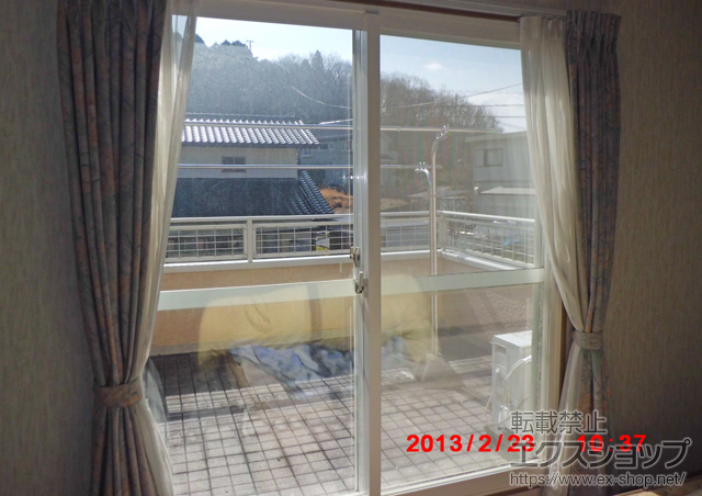 山口県周南市のの二重窓（内窓） プラマードU 引違い窓 2枚建 施工例