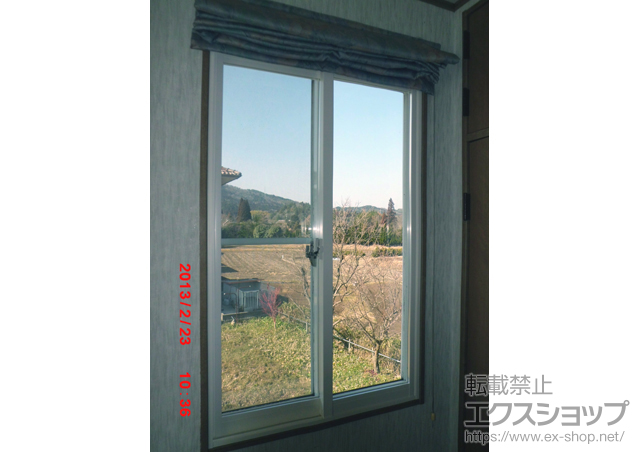 山口県周南市のの二重窓（内窓） プラマードU 引違い窓 2枚建 施工例