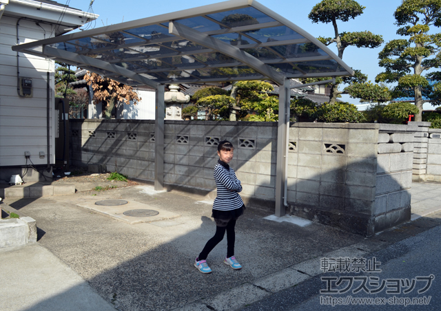 千葉県君津市ののカーポート プレシオスポート 積雪〜20cm対応 施工例