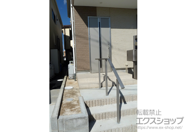 静岡県浜松市ののフェンス・柵 シンプルモダンポーチフェンス <自立タイプ> 施工例