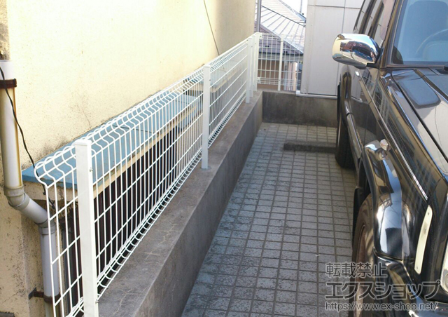 神奈川県川崎市ののフェンス・柵 ハイグリッドフェンスＮ8型 施工例