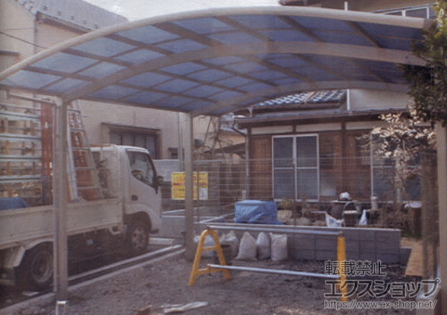 千葉県柏市ののカーポート レイナツインポート 積雪〜20cm対応 施工例