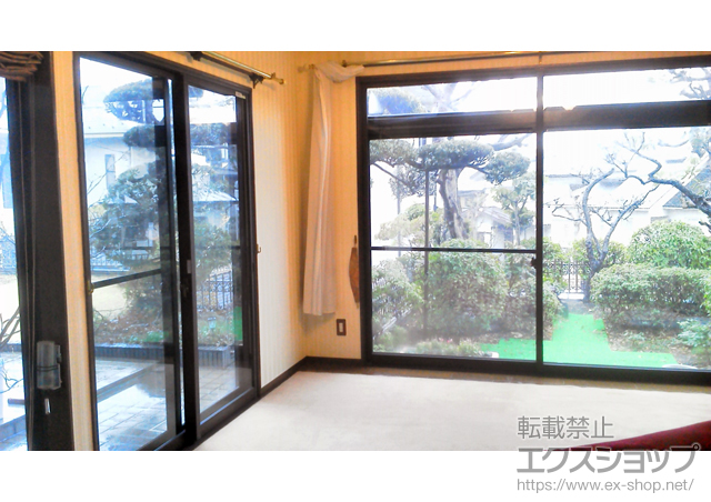 神奈川県横浜市のの二重窓（内窓） インプラス ダストバリア仕様 引違い窓 2枚建 施工例