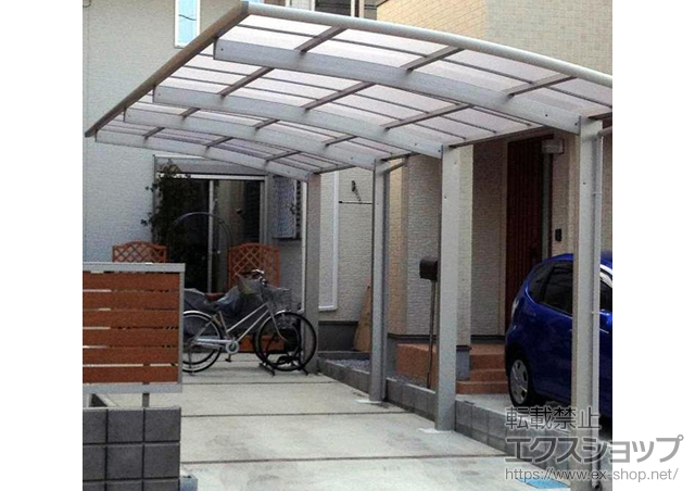 埼玉県さいたま市ののカーポート レイナポート 縦連棟 積雪〜20cm対応 施工例