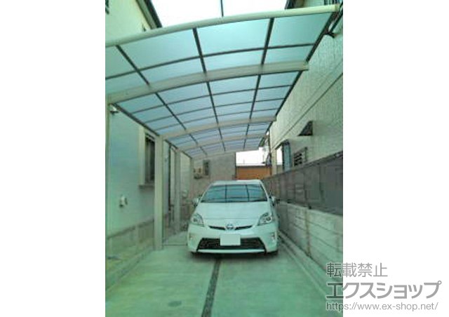 愛知県名古屋市ののカーポート プレシオスポート 縦連棟 積雪〜20cm対応 施工例