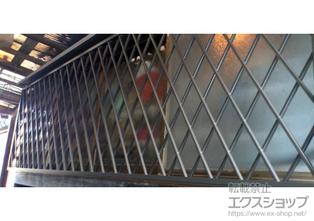 神奈川県中郡大磯町のの面格子・窓格子 アルミ面格子 ヒシクロス 施工例