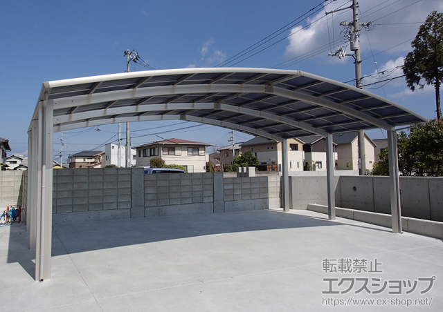 徳島県板野郡北島町ののカーポート レイナトリプルポート 積雪〜20cm対応 施工例