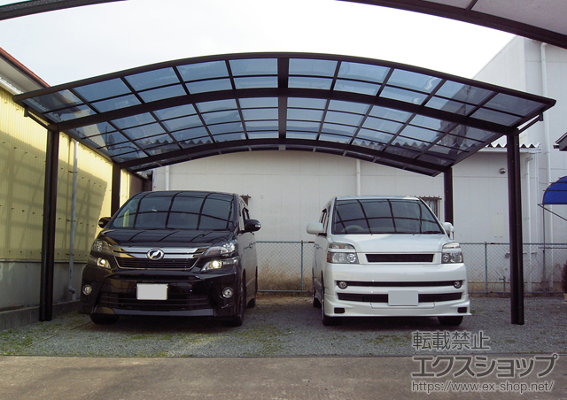 三重県津市ののカーポート レイナツインポート 積雪〜20cm対応 施工例