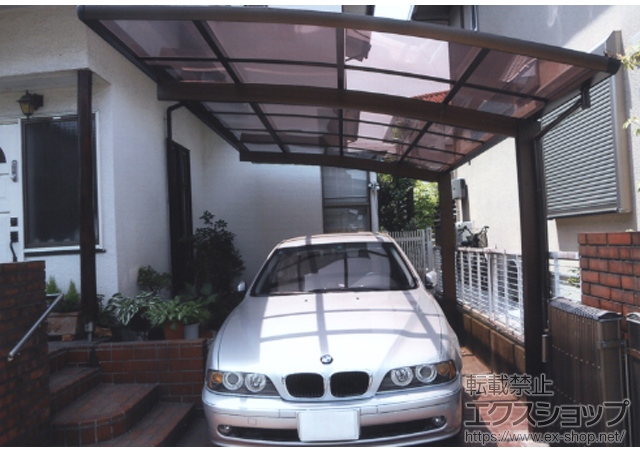 千葉県浦安市ののカーポート レイナポート 積雪〜20cm対応 施工例