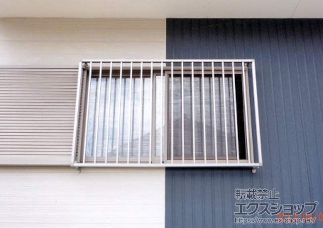 兵庫県神戸市のLIXIL リクシル（トステム）の面格子・窓格子 アルミ面格子 A型 施工例