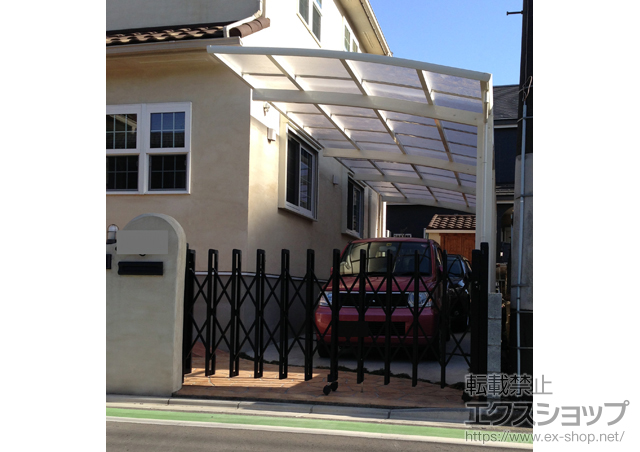 埼玉県所沢市ののカーポート レイナポートZ 縦連棟 積雪〜20cm対応 施工例