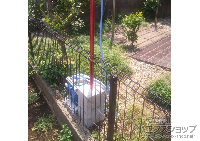 神奈川県横浜市ののフェンス・柵 ハイグリッドフェンスUF8型 フリーポールタイプ 施工例