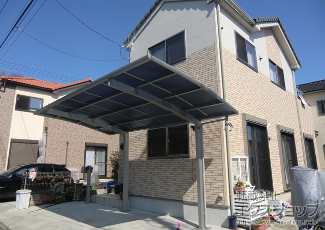 東京都八王子市ののカーポート レイナポート 積雪〜20cm対応 施工例