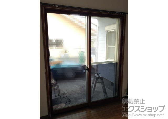 徳島県板野郡上板町のの二重窓（内窓） インプラス ダストバリア仕様 引違い窓 2枚建 施工例