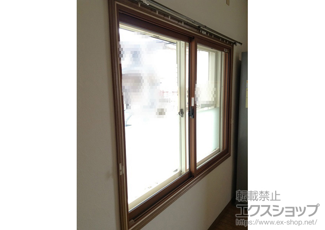 徳島県板野郡上板町のの二重窓（内窓） インプラス ダストバリア仕様 引違い窓 2枚建 施工例