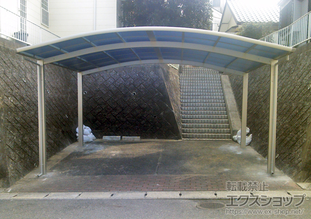 福岡県北九州市ののカーポート レイナツインポート 積雪〜20cm対応 施工例