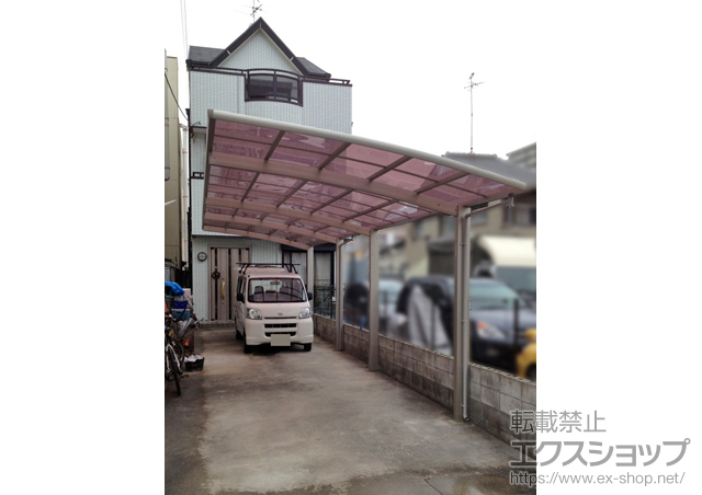 大阪府大阪市ののカーポート レイナポートグラン 縦連棟　積雪〜20cm対応 施工例