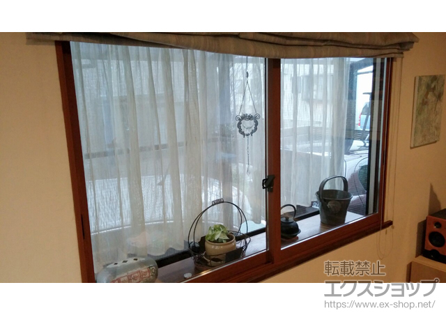 福岡県糸島市のの二重窓（内窓） インプラス ダストバリア仕様 引違い窓 施工例
