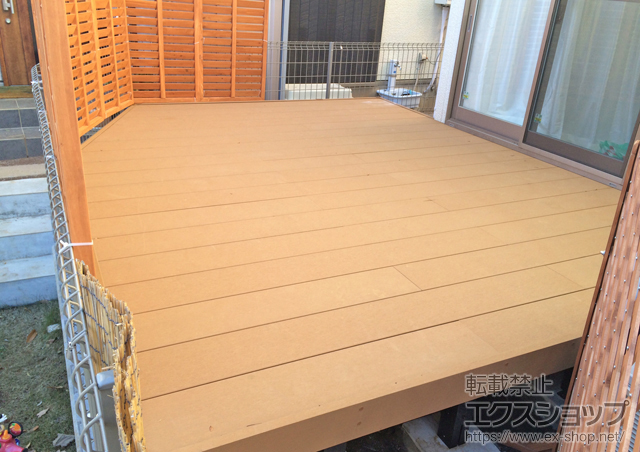 神奈川県川崎市ののウッドデッキ リウッドデッキ 200 施工例