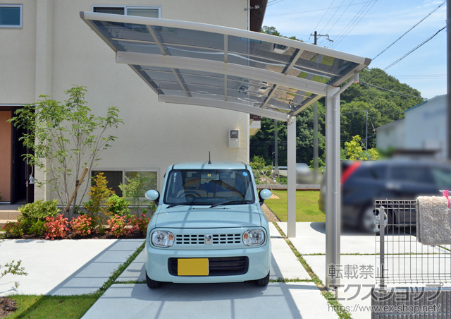 兵庫県姫路市ののカーポート プレシオスポート 積雪〜20cm対応 施工例