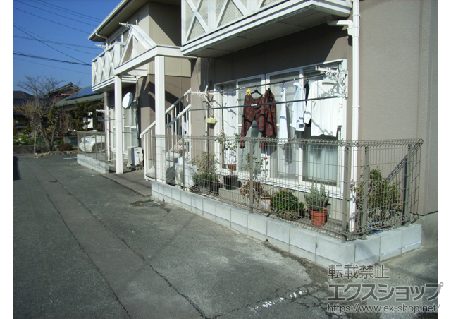 佐賀県三養基郡基山町ののフェンス・柵 ハイグリッドフェンス11型 フリーポールタイプ 施工例