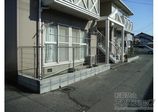 佐賀県三養基郡基山町ののフェンス・柵 ハイグリッドフェンス11型 フリーポールタイプ 施工例