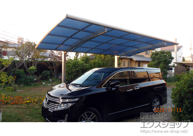 福岡県福岡市ののカーポート プレシオスポート 積雪〜20cm対応 施工例