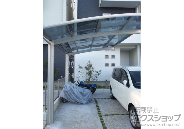 愛知県名古屋市ののカーポート プレシオスポート 積雪〜20cm対応 施工例
