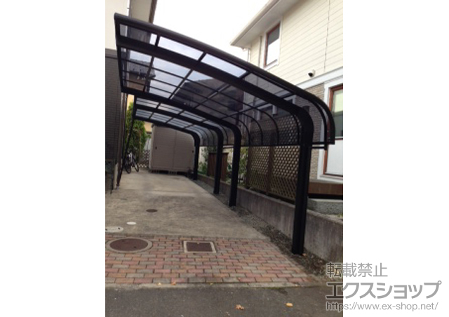 宮城県仙台市のLIXIL リクシル（トステム）のカーポート テールポートシグマIII 積雪〜20cm対応 施工例