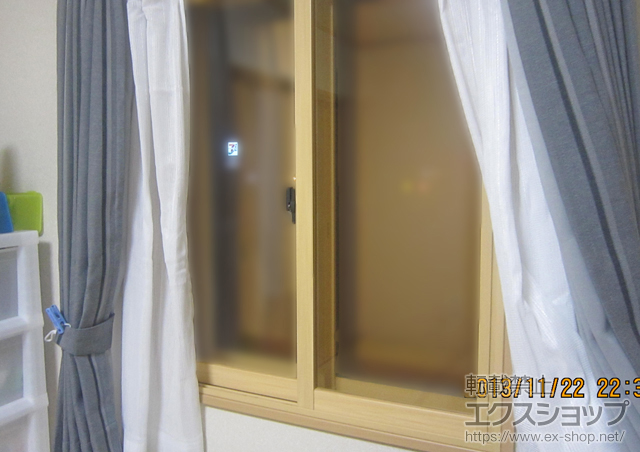 宮城県衡村のの二重窓（内窓） プラマードU 引違い窓 2枚建 施工例