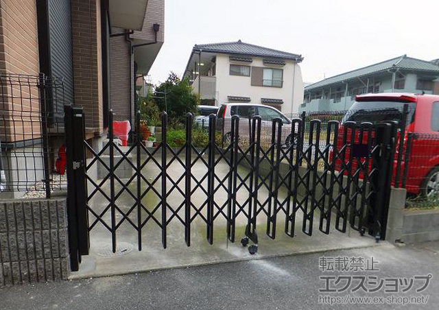 千葉県船橋市ののカーゲート レイオス1型 ノンレール 片開き 30S 施工例