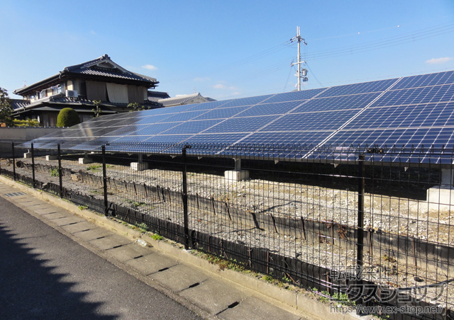 奈良県磯城郡三宅町ののフェンス・柵 メッシュフェンス G10 施工例