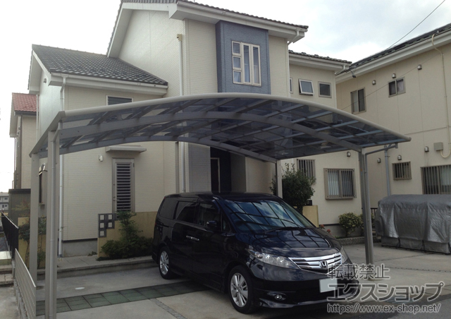 岐阜県瑞穂市ののカーポート レイナツインポートグラン　積雪〜20cm対応 施工例
