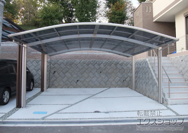 大阪府豊中市ののカーポート レイナツインポートグラン　積雪〜20cm対応 施工例