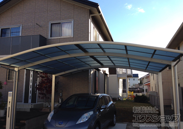 兵庫県神戸市ののカーポート レイナツインポートグラン　積雪〜20cm対応 施工例