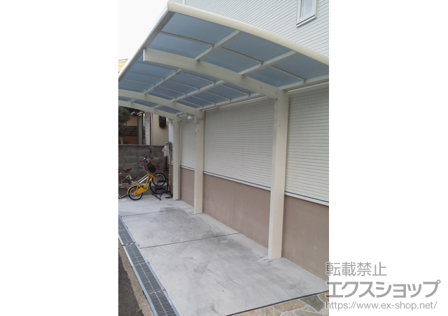 大阪府三島郡島本町ののカーポート レイナポートグラン 延長　積雪〜20cm対応 施工例