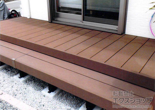 静岡県富士宮市ののウッドデッキ リウッドデッキ 200 施工例