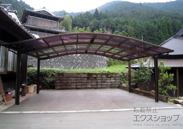 兵庫県多可郡多可町ののカーポート レイナツインポートグラン　積雪〜20cm対応 施工例